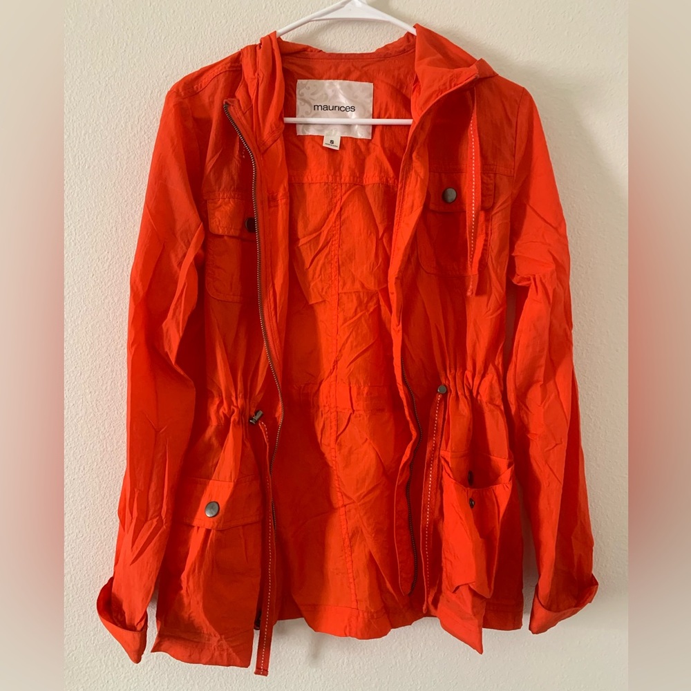 Maurices Vibrant Orange Jacket